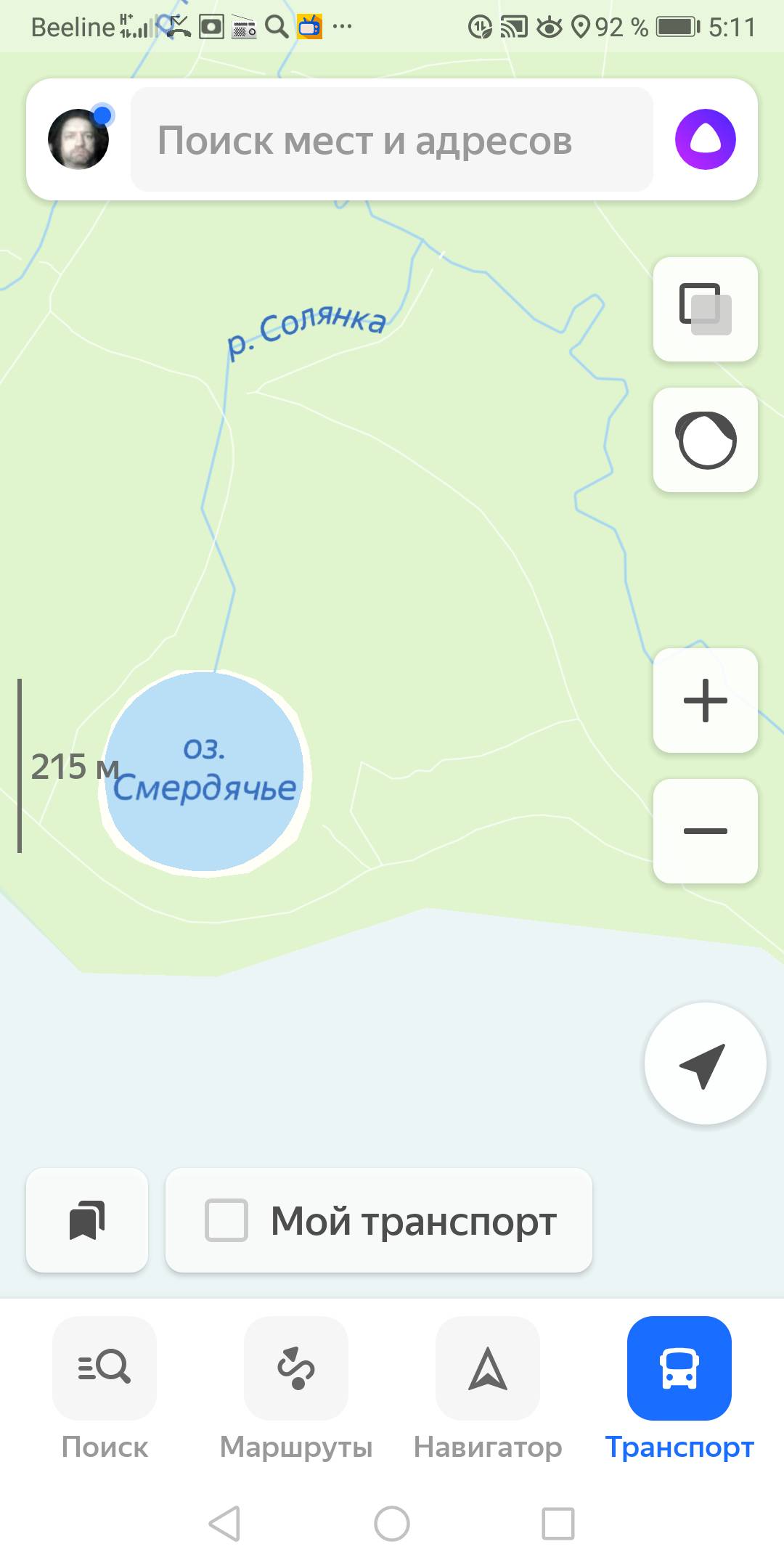 озеро Смердячье глубина прмерно 55м, диаметр примерно 200м (между Ор-Зу район и Шату район).jpg
